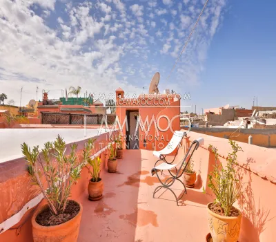 Riad Casa de huéspedes refinada marroquí Marrakesh Place Jamaa El Fna Dar El Bacha