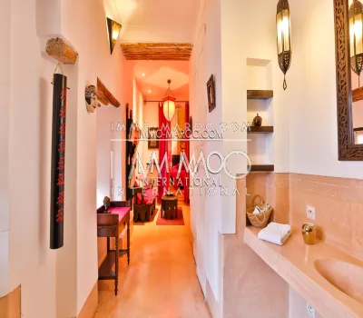 Riad en venta Casa de huéspedes marroquí purificada Marrakesh Plaza Jamaa El Fna Dar El Bacha