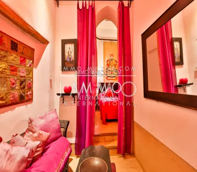 Riad en venta Casa de huéspedes marroquí purificada Marrakesh Plaza Jamaa El Fna Dar El Bacha