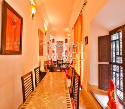 Riad en venta Casa de huéspedes marroquí purificada Marrakesh Plaza Jamaa El Fna Dar El Bacha