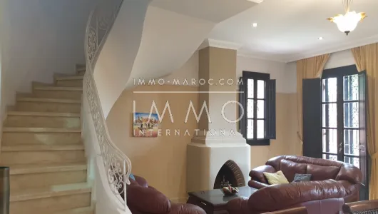 villa en venta marroquí refinado Marrakech Palmeraie Circuit Palmeraie