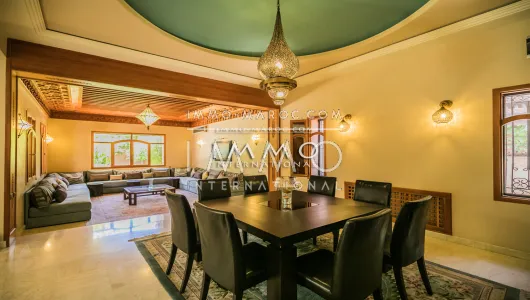 Villa en venta marroquí limpia Marrakech Golfs Amelkis
