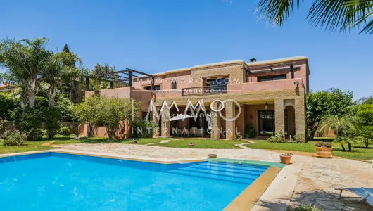 Villa en venta marroquí limpia Marrakech Golfs Amelkis