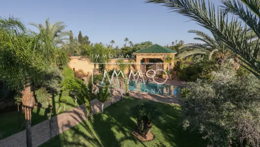 Vente villa Marocain prestige Marrakech Golfs Amelkis