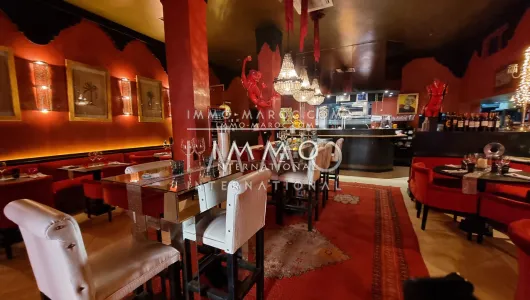 Vente local commercial Restaurant Marrakech Centre ville Guéliz