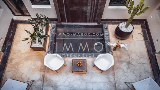 achat riad Marocain épuré biens de prestige Marrakech