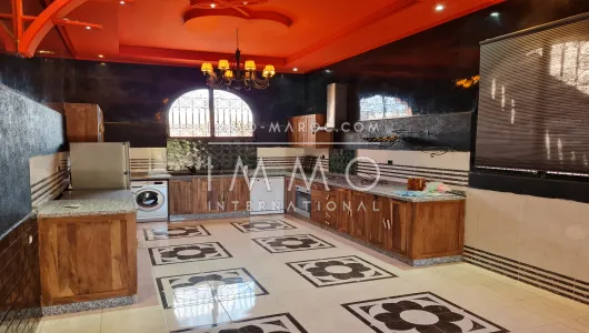 Location villa Marocain épuré Marrakech Extérieur Route Ourika