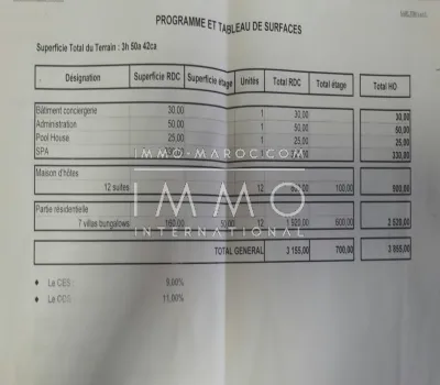 Sale ground Ground villa Marrakech Exterior Route Sidi Abdellah Ghiat