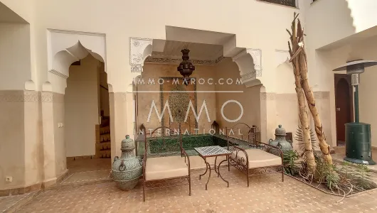 riad vente Marocain épuré Marrakech