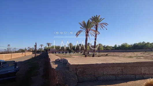 Terrain à vendre Terrain villa Marrakech Palmeraie Palmariva – Dar tounsi