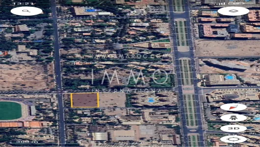 achat terrain Zone Immeuble Marrakech Hivernage
