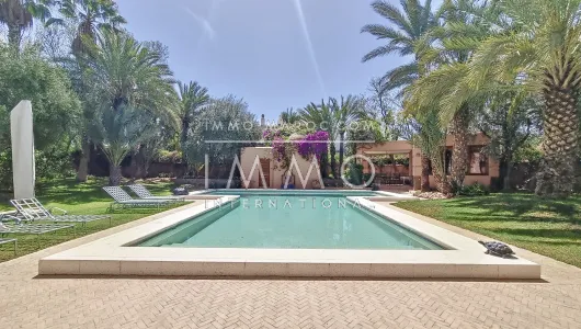 Vente maison Marocain épuré biens de prestige Marrakech Golfs Amelkis