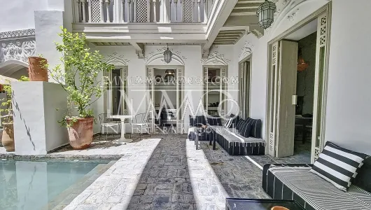 Vente riad Contemporain Marrakech moins de 10 minutes de la place Mouassine