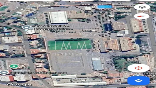 achat terrain Zone Immeuble Marrakech Centre ville Lycée français - Camp El Ghoul