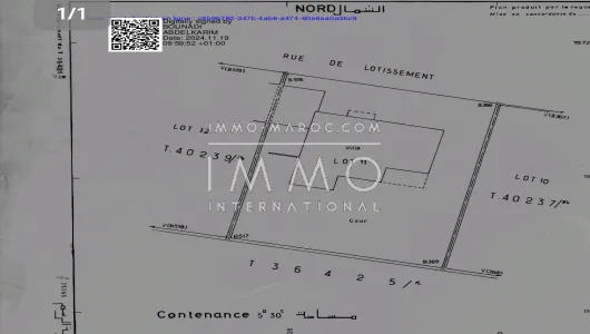 achat terrain Zone Immeuble Marrakech Centre ville Lycée français - Camp El Ghoul