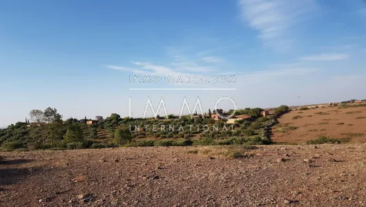 Terrain à vendre Maison d'hôtes Marrakech Extérieur Route Amizmiz