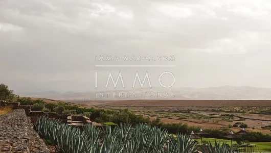 Vente terrain Maison d'hôtes Marrakech Extérieur Route Amizmiz