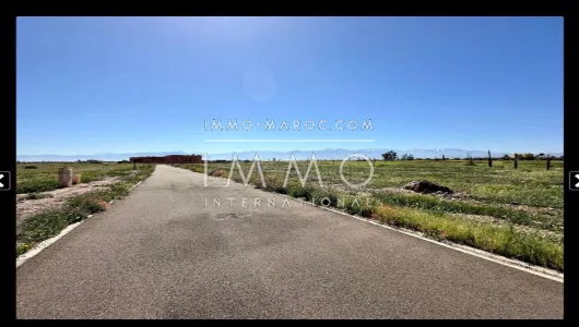Vente terrain Terrain villa Marrakech Golfs GOLF ARGANA
