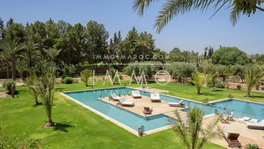 Achat villa Marrakech Palmeraie