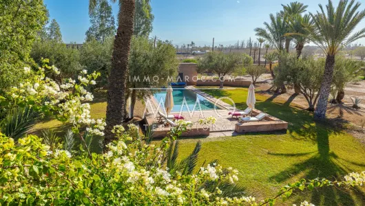 villa vente Marrakech Palmeraie