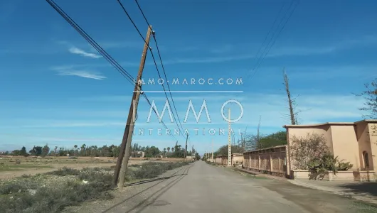 achat terrain Terrain a lotir Marrakech Extérieur Route Ourika