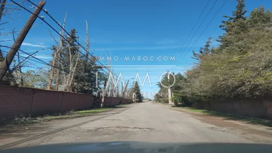 achat terrain Terrain a lotir Marrakech Extérieur Route Ourika