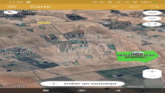 achat terrain Terrain a lotir Marrakech Extérieur Route Ourika