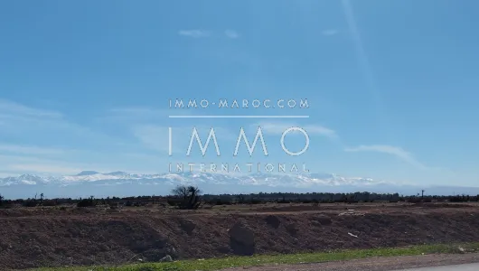 Terrain à vendre Terrain villa Marrakech Extérieur Route Ouarzazate