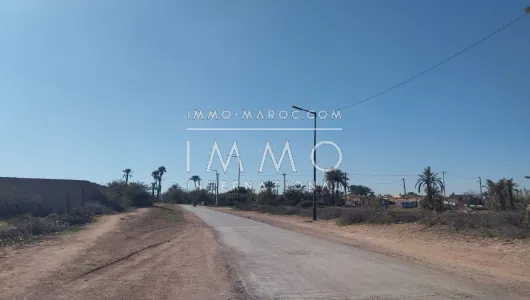 achat terrain Terrain villa Marrakech Extérieur Route Ouarzazate