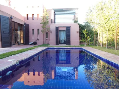 Villa en alquiler elegante marroquí Marrakech Golf Amelkis