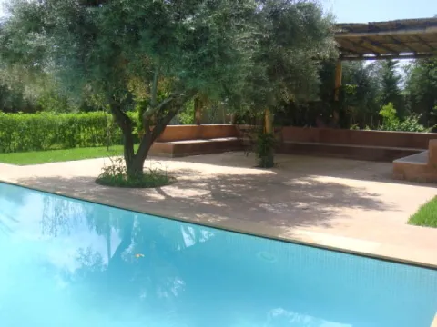 Villa en alquiler elegante marroquí Marrakech Exterior Ruta Ourika