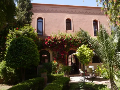 Villa en alquiler elegante marroquí Marrakech Palmeraie Ksar Chargagh