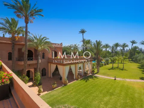 Villa en venta marroquí de lujo Marrakech Palmeraie
