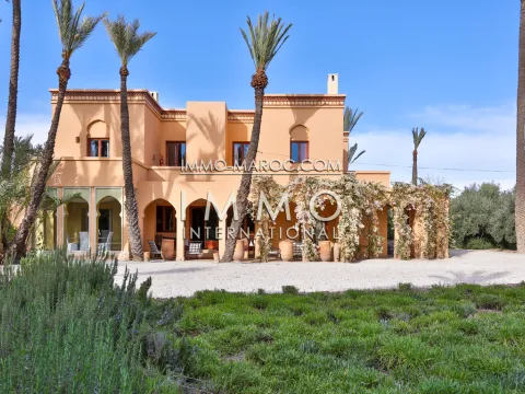 venta villa de lujo palmeraie marrakech