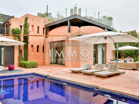 Villa en venta marroquí limpia Marrakech Golfs Amelkis