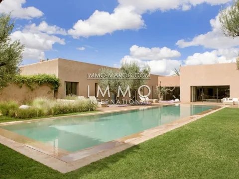 Villa en venta de lujo contemporáneo Marrakech Golfs