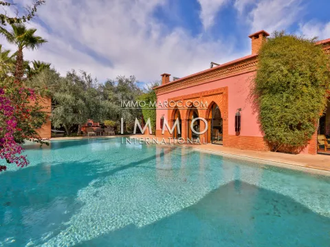 Villa en venta de lujo marroquí Marrakech Golfs Amelkis