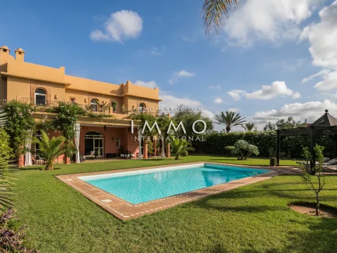 Villa en venta Marruecos agencia inmobiliaria de lujo Marrakech Marrakech Golfs Amelkis